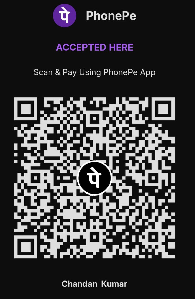 PhonePe QR code for Chandan Kumar, Pragyan Institute